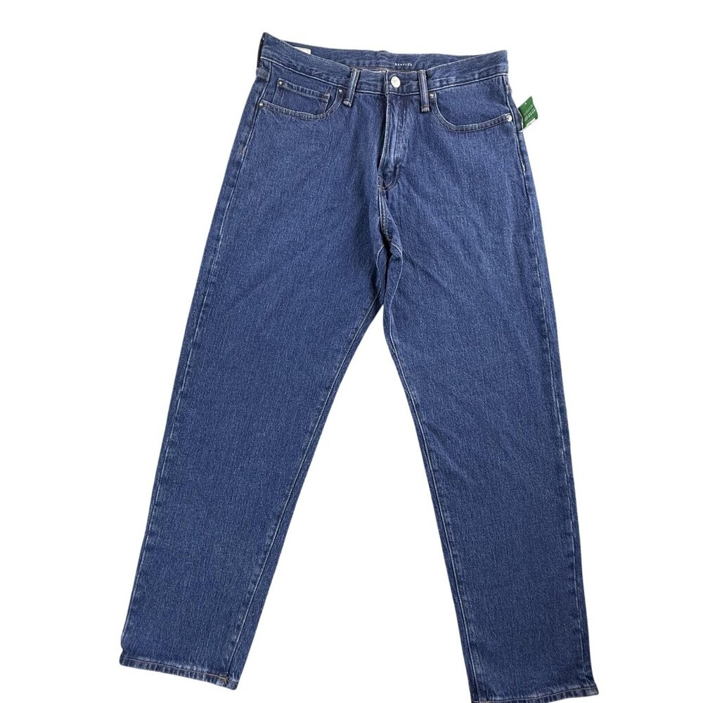 GAP Men's Relaxed Jeans - Classic Blue Denim